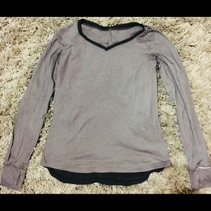 Gray Lululemon Top Size 4